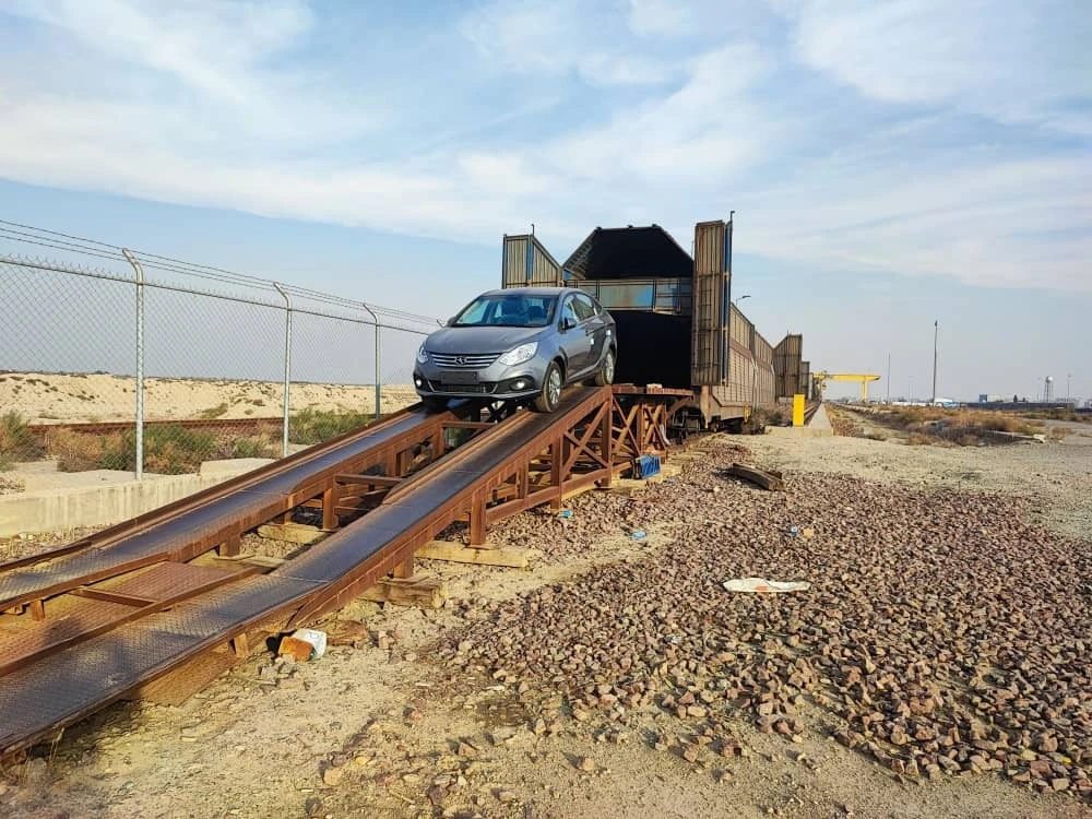 Mechanized Loading onto Bi-Level Rail Car Wagons