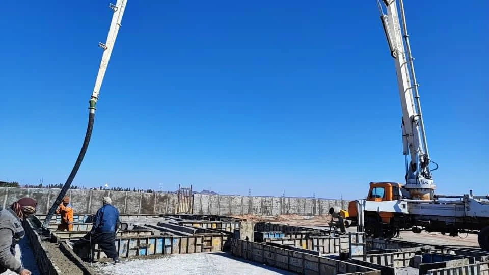 Foundation Pouring for Logistics Terminal Expansion